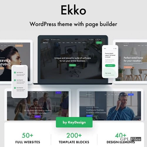 Ekko - Multi-Purpose WordPress Theme with Page Builder 3