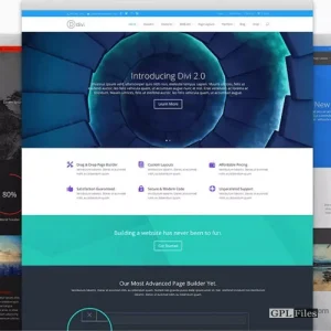 Elegant Themes Divi WordPress Theme & Layouts 4.17.6