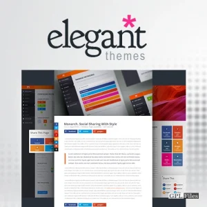 Elegant Themes Monarch Social Media Sharing 1.4.14
