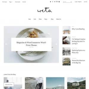 ElmaStudio Weta WordPress Theme 1.1.2