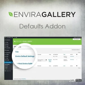 Envira Gallery | Defaults Addon 1.5.0