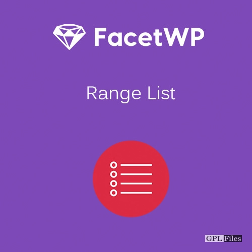 FacetWP - Range List 0.7