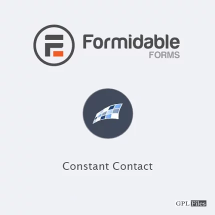Formidable Forms | Constant Contact 1.03