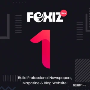 Foxiz - WordPress Newspaper News and Magazine Product Version: