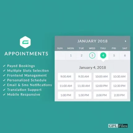 gAppointments | Appointment booking addon for Gravity Forms 1.9.7