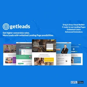 Getleads High-Performance Landing Page WordPress Theme 2.2