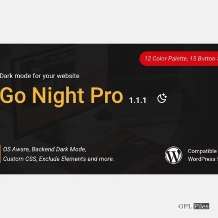 Go Night Pro | Dark Mode / Night Mode WordPress Plugin 1.1.2