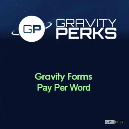 Gravity Perks Gravity Forms Pay Per Word 1.2