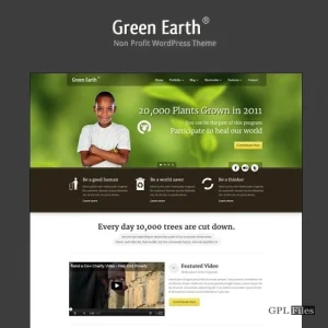 Green Earth - Environmental WordPress Theme 1.1