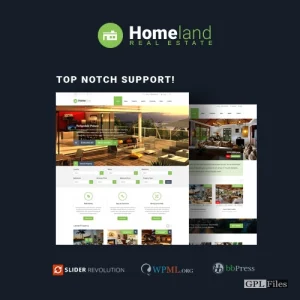 Homeland - Responsive Real Estate Theme for WordPress 3.3.1