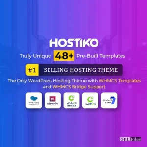 Hostiko WordPress WHMCS Hosting Theme 60.0.0