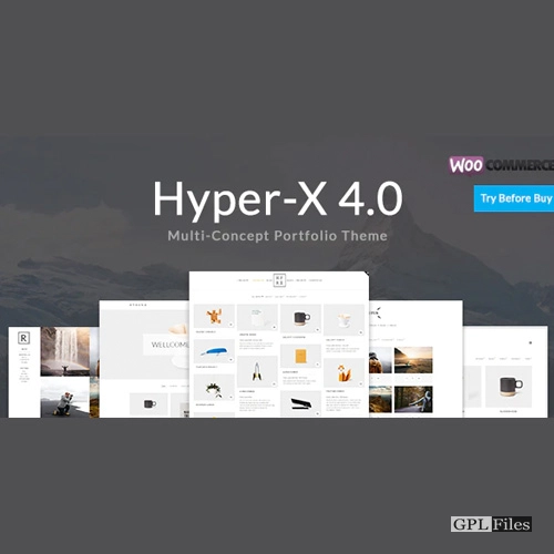 HyperX - Responsive WordPress Portfolio Theme 4.9.9.2