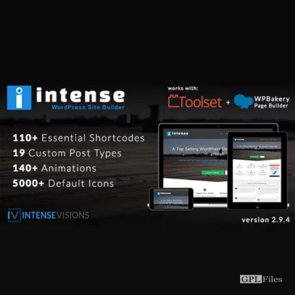 Intense | Shortcodes and Site Builder for WordPress 2.9.5