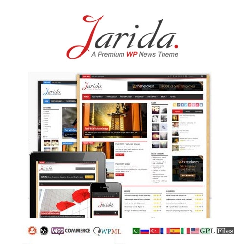 Jarida - Responsive WordPress News