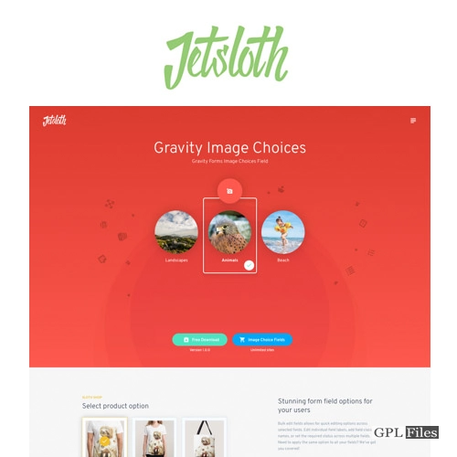 Jetsloth - Gravity Forms Image Choices 1.3.53