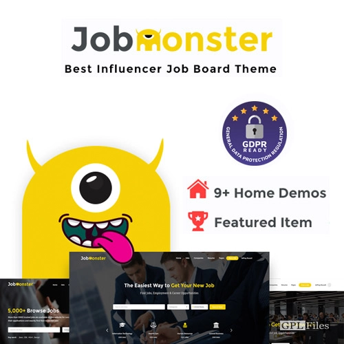Jobmonster - Job Board WordPress Theme 4.6.7.7
