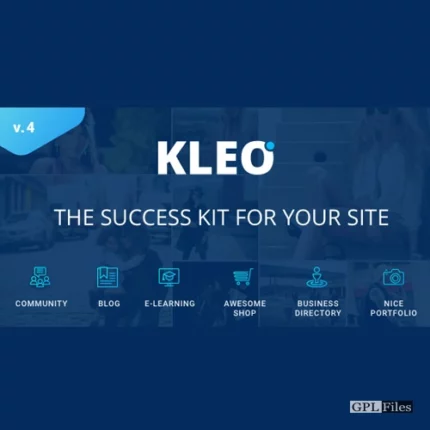 KLEO - Pro Community Focused - Multi-Purpose BuddyPress Theme 5.1.1