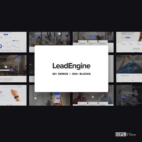 LeadEngine - Multi-Purpose WordPress Theme with Page Builder 3.6