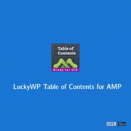 LuckyWP Table of Contents for AMP 1