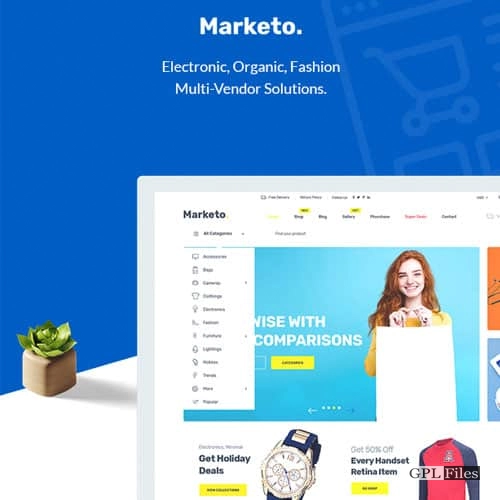 Marketo - eCommerce & Multivendor Marketplace Woocommerce WordPress Theme 4.6.3