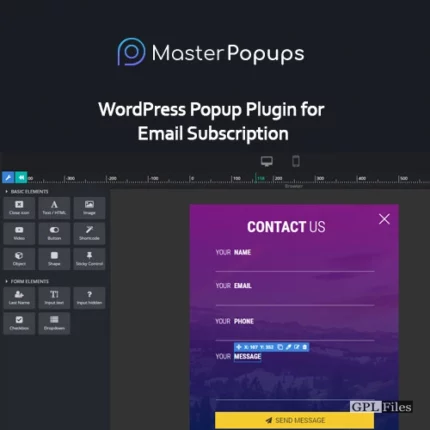 Master Popups - WordPress Popup Plugin for Email Subscription 3.8.6