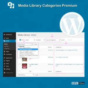 Media Library Categories Premium 2.4.2