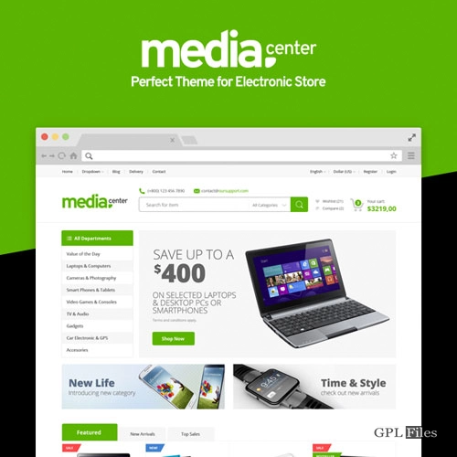 MediaCenter - Electronics Store WooCommerce Theme 2.7.17