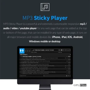 MP3 Sticky Player WordPress Plugin 7.2