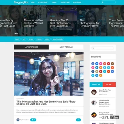 MyThemeShop BloggingBox WordPress Theme 1.2.4