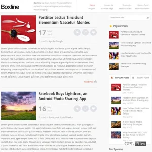 MyThemeShop Boxline WordPress Theme 1.1.1