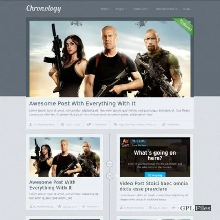 MyThemeShop Chronology WordPress Theme 1.1.1