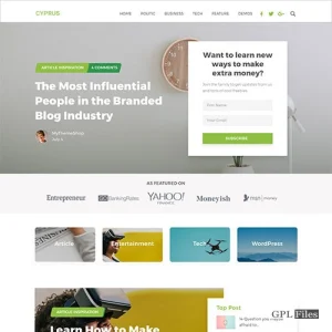 MyThemeShop Cyprus WordPress Theme 1.1.3