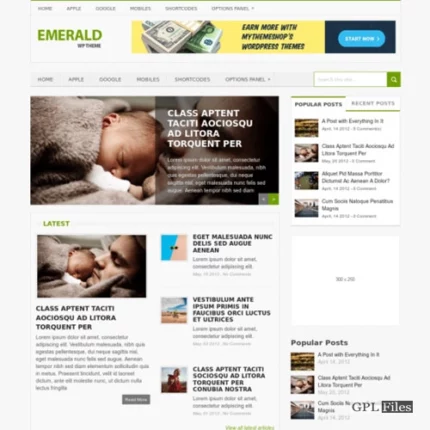 MyThemeShop Emerald WordPress Theme 1.2.2