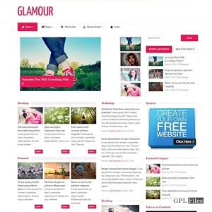 MyThemeShop Glamour WordPress Theme 2.1.2