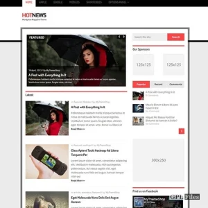 MyThemeShop Hotnews WordPress Theme 2.2.2