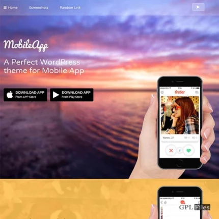 MyThemeShop Mobileapp WordPress Theme 1.1.6