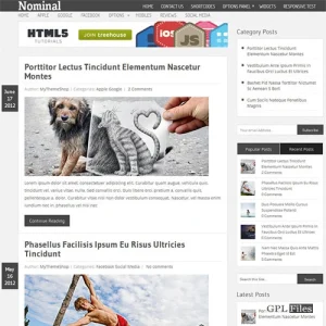MyThemeShop Nominal WordPress Theme 1.3.2