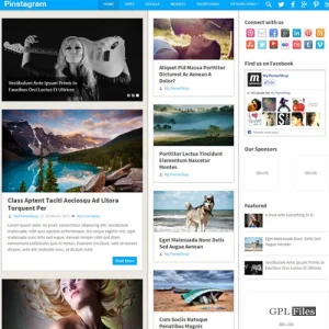MyThemeShop Pinstagram WordPress Theme 1.4.9