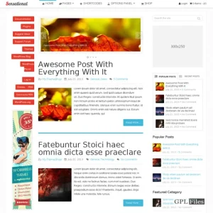 MyThemeShop Sensational WordPress Theme 3.2.4
