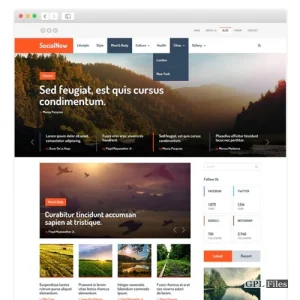 MyThemeShop SocialNow WordPress Theme 1.2.13