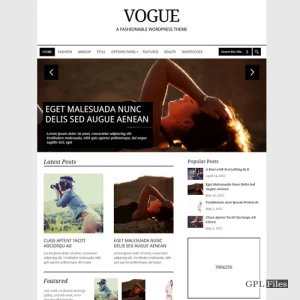 MyThemeShop Vogue WordPress Theme 2.2.2