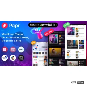 News Magazine Papr - News Magazine WordPress Theme 1.4.2