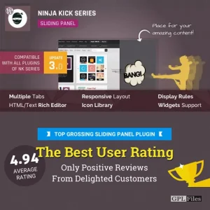 Ninja Kick: Sliding Panel for WordPress 3.0.16