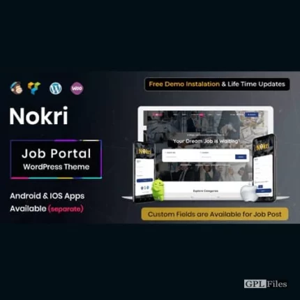 Nokri - Job Board WordPress Theme 1.5.0