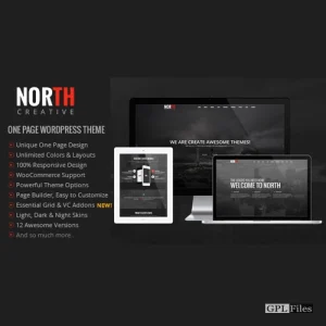 North - One Page Parallax WordPress Theme 4.0.7