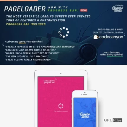 PageLoader | Loading Screen and Progress Bar for WordPress 4.3