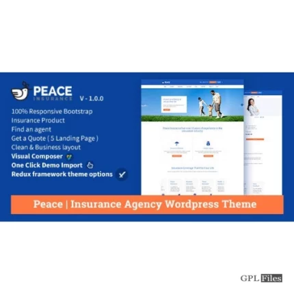 Peace - Insurance Agency WordPress Theme 2.5.6