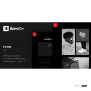 Pekko - Minimal Dark WordPress Theme 1.1
