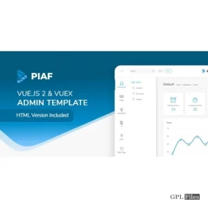 Piaf - Vue Admin Template 5.2.0