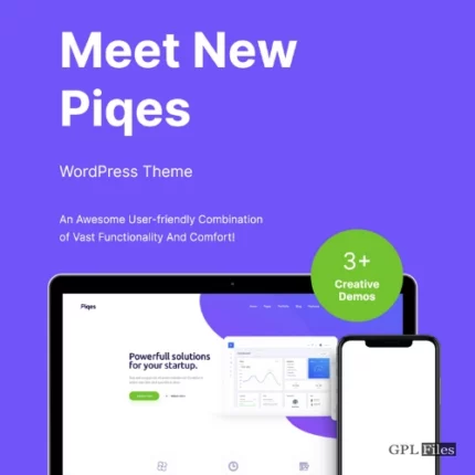 Piqes | Creative Startup & Agency WordPress Theme 1.0.6